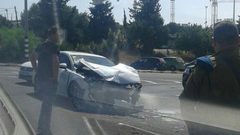 تسع إصابات بحادث سير قرب سلفيت (صور)