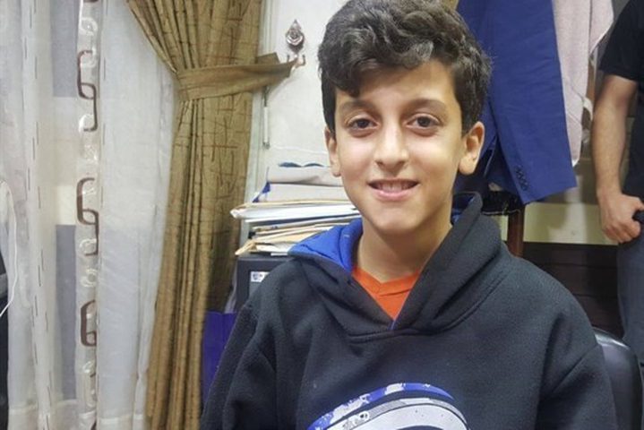 العثور على طفل مخطوف في طمون (صور)