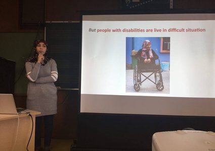 أمل أبو معيلق ابداع يتجول بين الشركات في اليابان