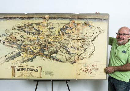 أول خريطة لمدينة ألعاب ديزني تباع ب708 آلاف دولار