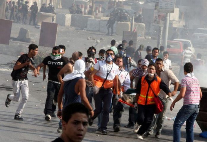 إصابة شاب خلال قمع الاحتلال لمسيرة كفر قدوم