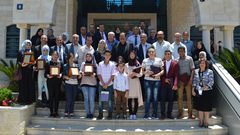 تكريم الطلبة الفائزين بأولمبياد الرياضيات وعدد من الموهوبين