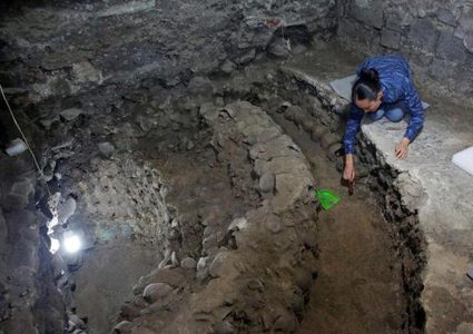 العثور على برج قديم من الجماجم في المكسيك