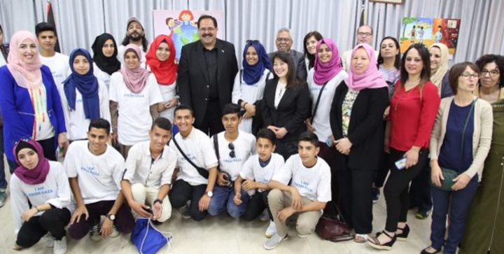 افتتاح معرض جداريات "أنا من غزة" في رام الله