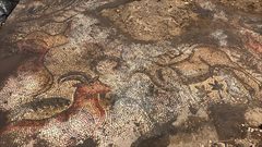 العثور على قطعة فسيفساء في تركيا عمرها 1600 عام