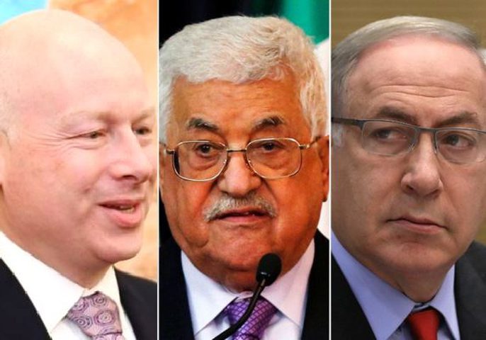 غرينبلات يعود لاستكمال المفاوضات مع الرئيس عباس ونتنياهو