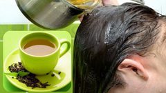 للمعان شعرك... عليك بالشاي الاخضر