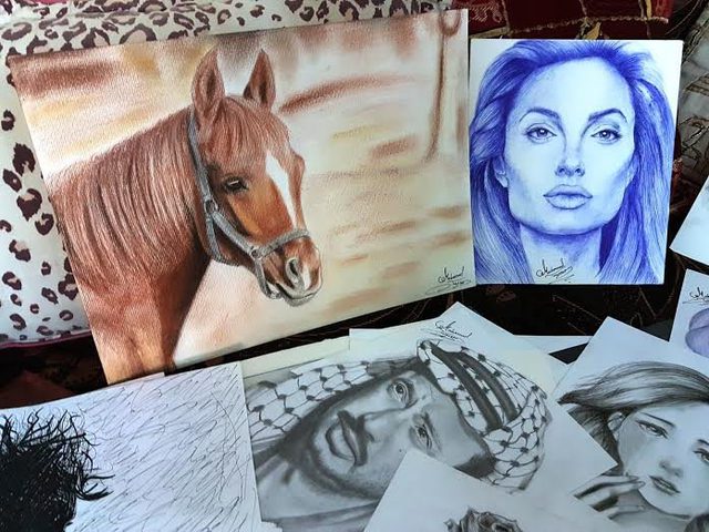 افتتاح معرض "حياة" للفنان محمود أبو دغش