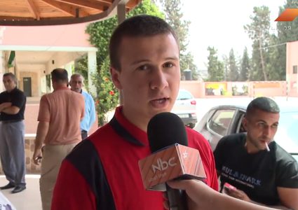 لقاء مع أحمد دروبي الأول على الفرع العلمي