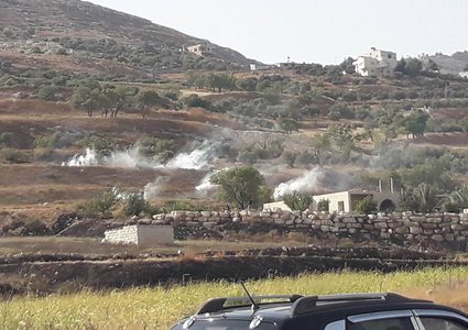 عائلة كاملة تصاب بالاختناق جنوب نابلس