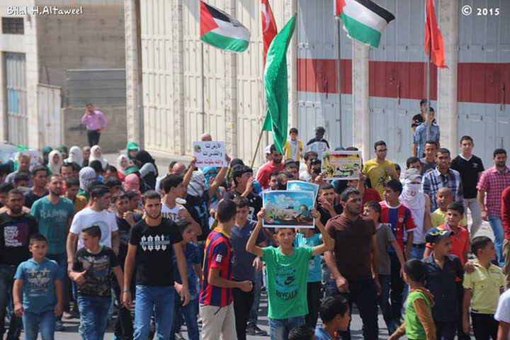 الاحتلال يقمع مسيرة خرجت لنصرة "الأقصى" في طولكرم