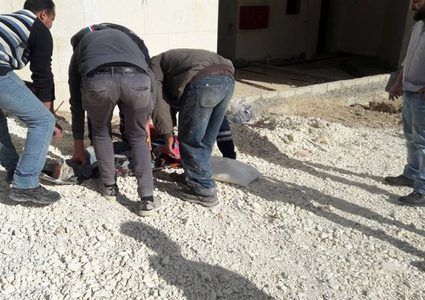 سقوط عامل من ورشة بناء في نابلس