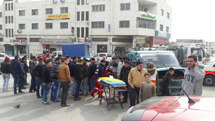 سبع اصابات بحادث سير في نابلس "صور"