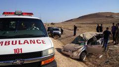 10 إصابات بثلاثة حوادث سير منفصلة في جنين