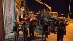 اقتحام مخارط في طولكرم