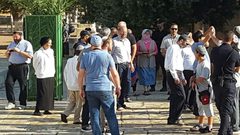 119 مستوطنًا يقتحمون الاقصى