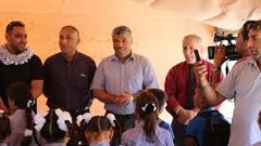 عساف: تحدينا الاحتلال في افتتاح العام الدراسي بقرية جب الذيب