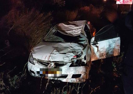 سبع اصابات بحادث سير بين مركبة فلسطينية وأخرى تحمل لوحة اسرائيلية غرب نابلس