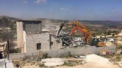 مسيرة شعبية رفضاً لهدم المنازل في قرية الولجة