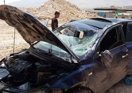 اصابة 12 مواطنا في حادثي سير منفصلين في محافظة نابلس