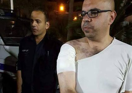 بالصور: هذا ما حدث مع سائق اسعاف الهلال الذي اصيب برصاص مجهولين في نابلس