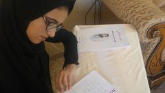 من خلال كتاباتها الأدبية.. فلسطينية تسعى لتحقيق حلم الطفل العربي