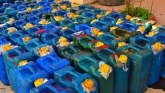 إغلاق نقطة بيع سولار غير قانونية في أريحا