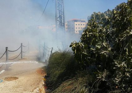 الدفاع المدني يخمد احتراق محول كهرباء