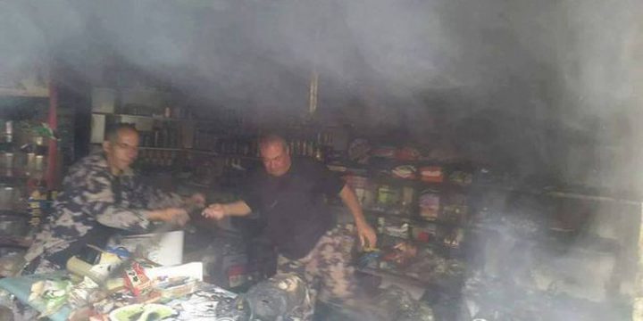 سرقة وحرق سوبر ماركت في بيت ساحور ‏