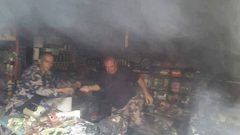 سرقة وحرق سوبر ماركت في بيت ساحور ‏