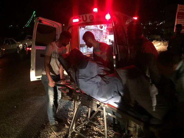 إصابة ثلاثة مواطنين بحادث سير شرق نابلس