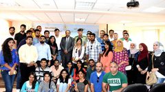 وفد طلابي هندي  يزور محافظة سلفيت ويطلع على اوضاعها