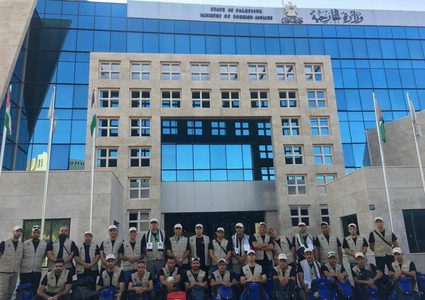 فريق من الهلال الأحمر الفلسطيني يتوجه لكوبا لمواجهة اعصار "ايرما"