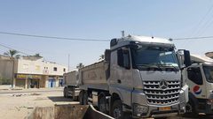 ضبط شاحنة نفايات صلبة قادمة من اسرائيل