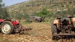 الاحتلال يستولي على جرار وصهريج مياه