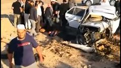 بالفيديو: مصرع 6 أشخاص بحادث تصادم في معان