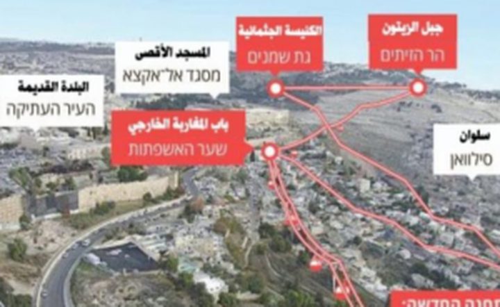 الاحتلال يفتتح مركز معلومات حول "التلفريك" التهويدي في القدس