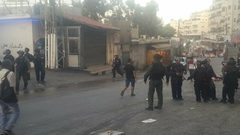 اصابات بمواجهات في مخيم شعفاط
