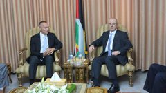 الحمد الله يلتقي المنسق الخاص لعملية السلام