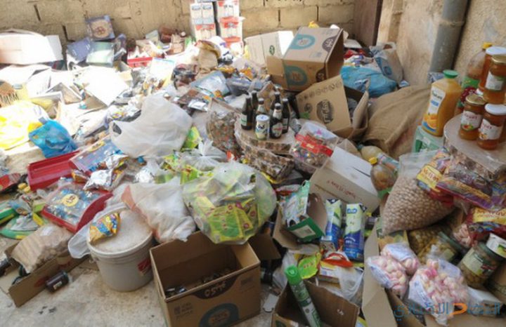 اتلاف مواد غذائية فاسدة في جنين