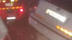 إصابة ثلاثة مواطنين بحادث تصادم جنوب جنين