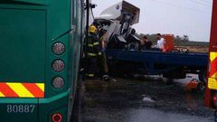 بالفيديو: وفاة مواطن فلسطيني وإصابة (11) مستوطنًا بحادث سير قرب أريحا