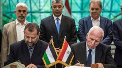 أوغلو والعثيمين يرحبان باتفاق المصالحة الفلسطينية