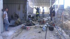 اندلاع حريق في منجرة شرق قلقيلية