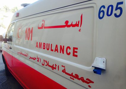 إصابة مواطنة بحادث دهس وآخر بحادث سير في نابلس