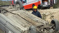 اصابات في حادث سير شمال طولكرم(صور)