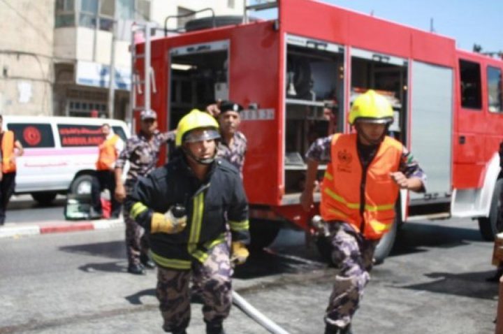 إصابة مواطن جراء حريق نشب في منزل شمال جنين