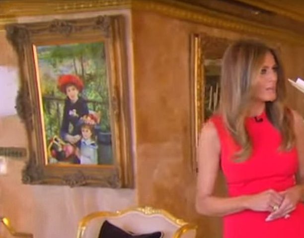 لوحة ترامب تثير جدلاً بعدم وجودها في معهد للفنون