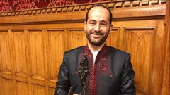 مؤسس "الكمنجاتي" يفوز بجائزة غاندي للسلام 2017