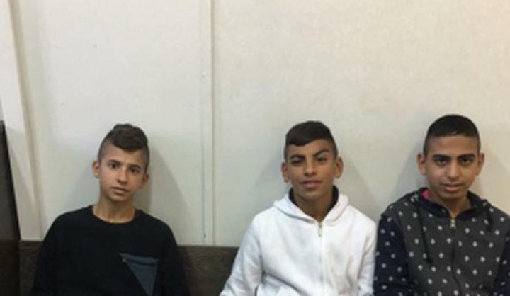 الافراج عن ثلاثة فتية مقدسيين